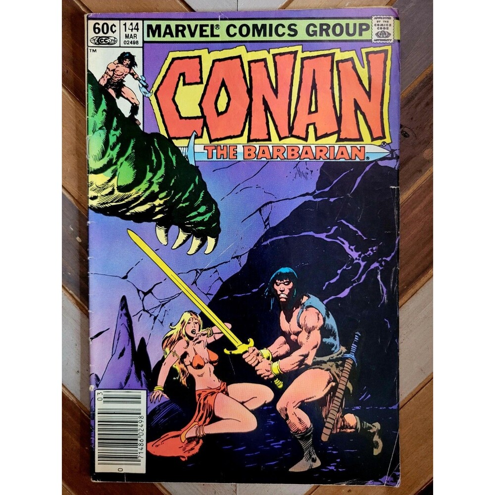 Conan The Barbarian #144 Newsstand (Marvel 1983) Buscema Cover & Art (4.0)
